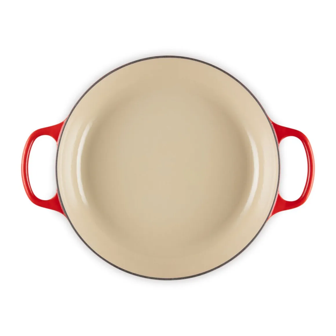 Le CreusetGourmet Profi-Topf mit Deckel 30 cm Signature Kirschrot