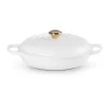 Le CreusetGourmet-Profitopf mit Deckel 30 cm Signature White