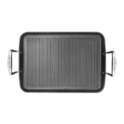 Le CreusetGrillplatte Rillen 35 x 25 cm Aluminium antihaft