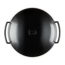 Le CreusetWok mit Glasdeckel 36 cm Ofenrot