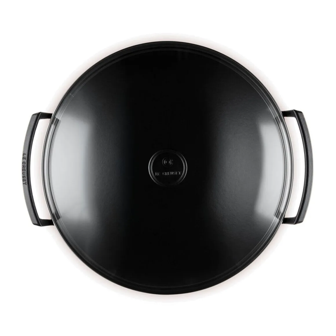 Le CreusetWok mit Glasdeckel 36 cm Ofenrot