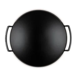 Le CreusetWok mit Glasdeckel 36 cm Ofenrot