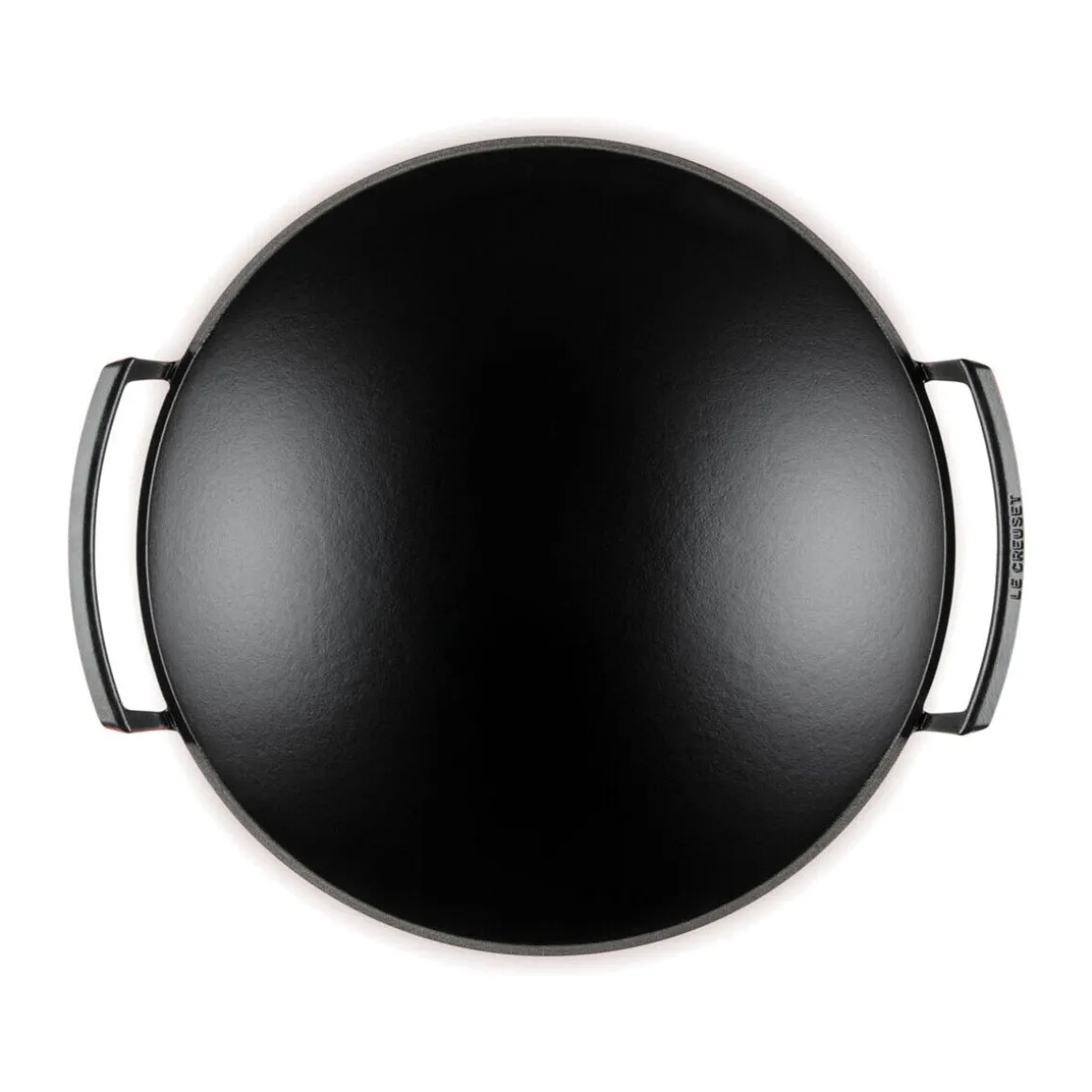 Le CreusetWok mit Glasdeckel 36 cm Kirschrot