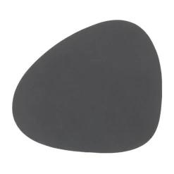 LINDDNAGlasuntersetzer 11x13 cm Curve Nupo anthracite