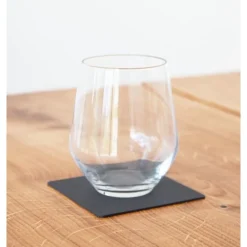 LINDDNAGlasuntersetzer 10x10 cm Square Nupo anthracite