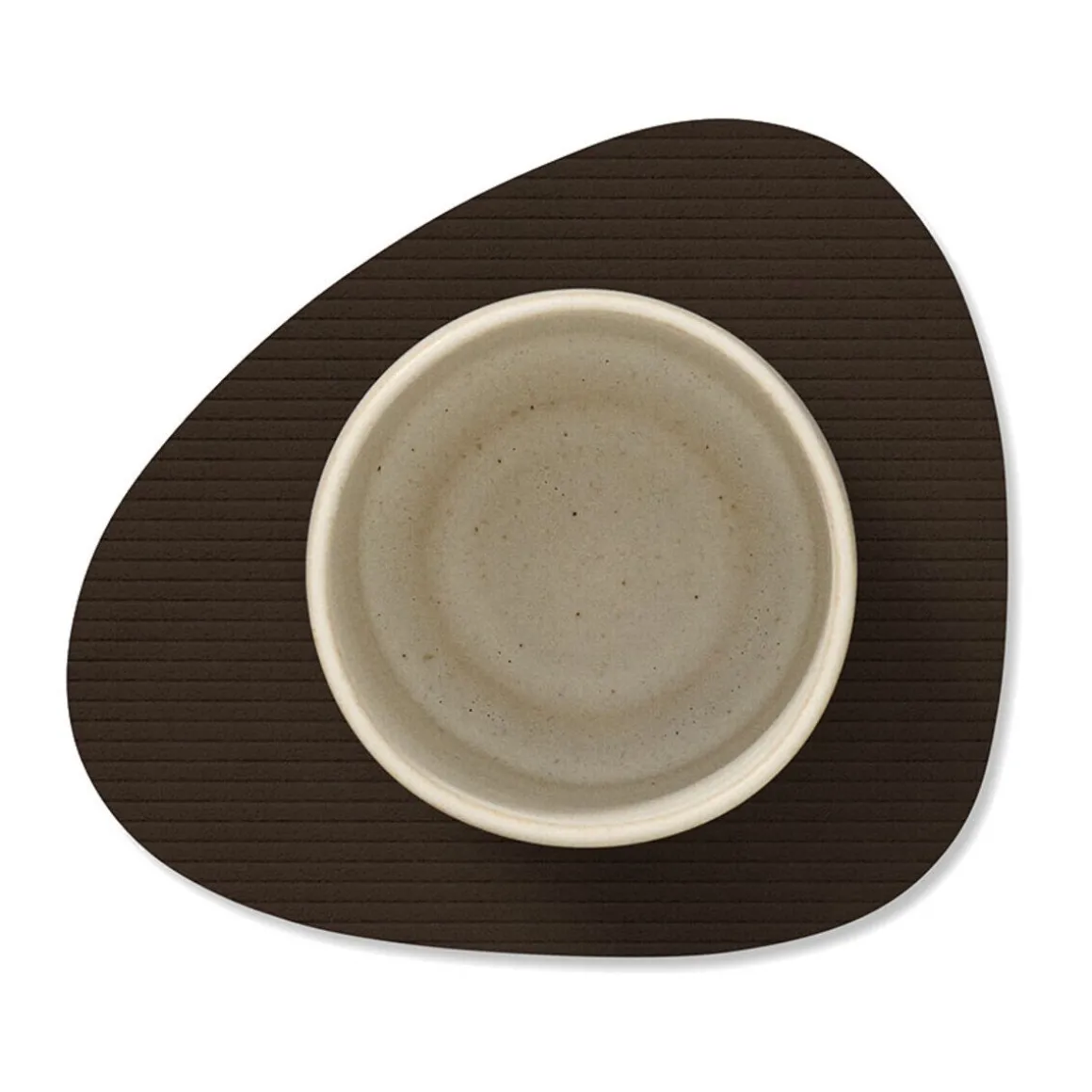 LINDDNAGlasuntersetzer 11x13 cm Curve Corduroy hazel