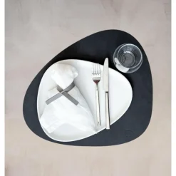 LINDDNATischset L 37x44 cm Curve Nupo black