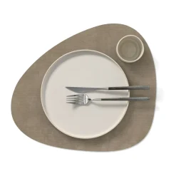 LINDDNATischset L 37x44 cm Curve Corduroy nomad grey