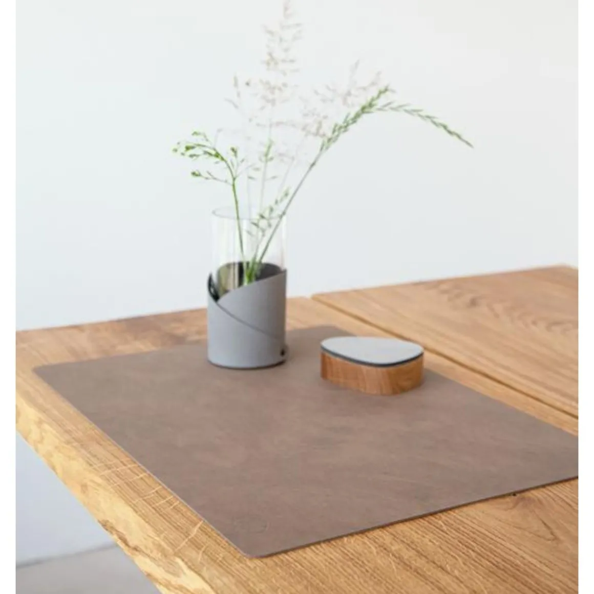 LINDDNATischset L 35x45 cm Square Nupo brown