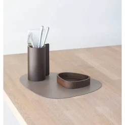 LINDDNATischset M 31x35 cm Curve Serene mole grey