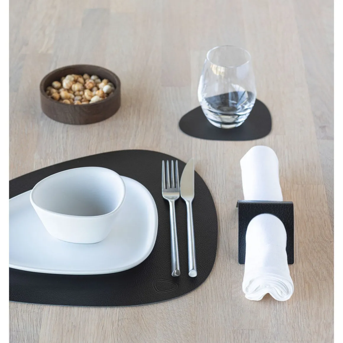 LINDDNATischset M 31x35 cm Curve Serene black