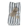 Lovely LinenServietten 45x45 cm Misty Edge Real Dark Grey