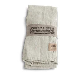 Lovely LinenServietten 45x45 cm Lovely Light Grey