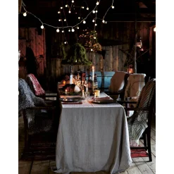 Lovely LinenTischdecke 100x100 cm Lovely Natural Beige