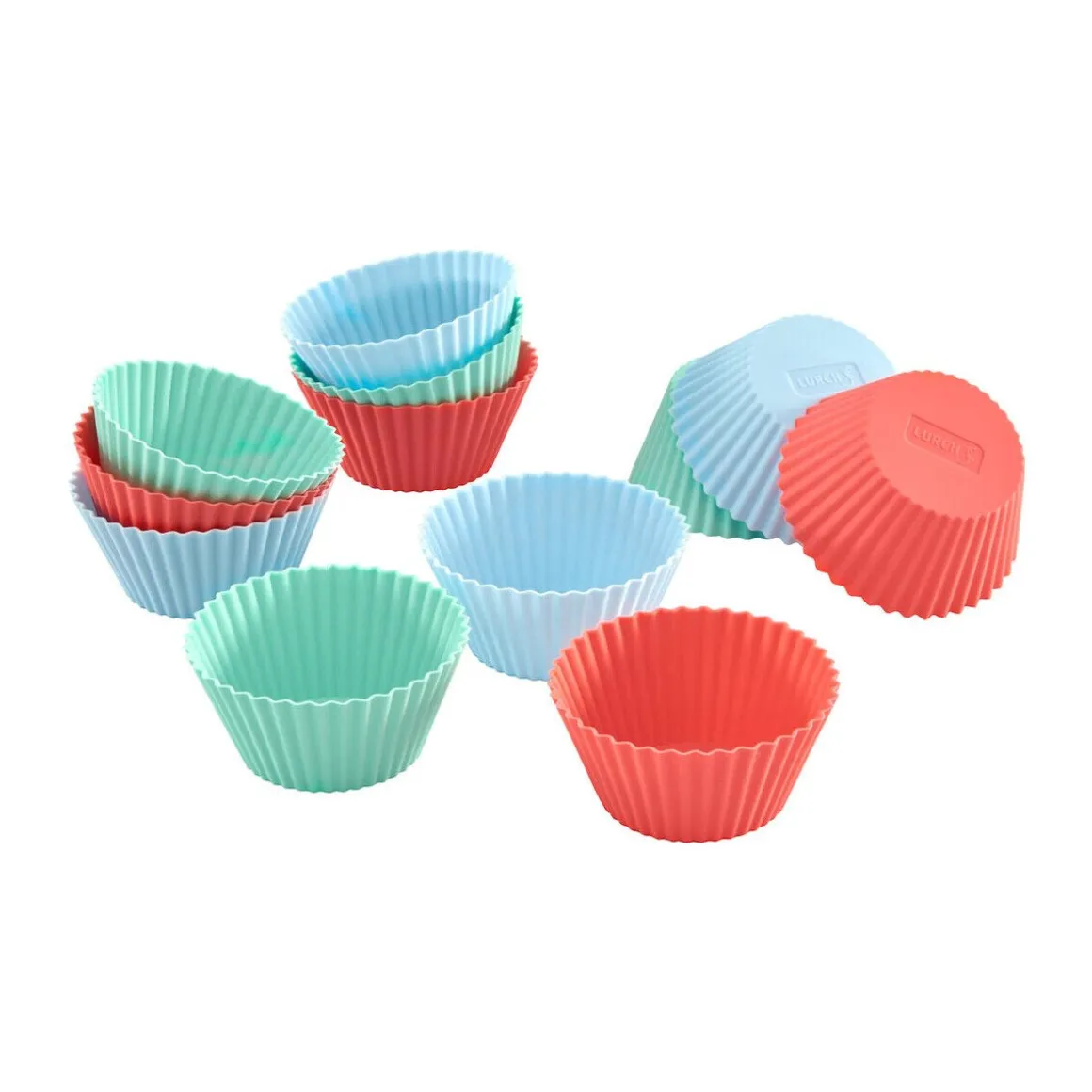 LurchMuffinförmchen 12 Stück FlexiForm Muffinliner mehrfarbig