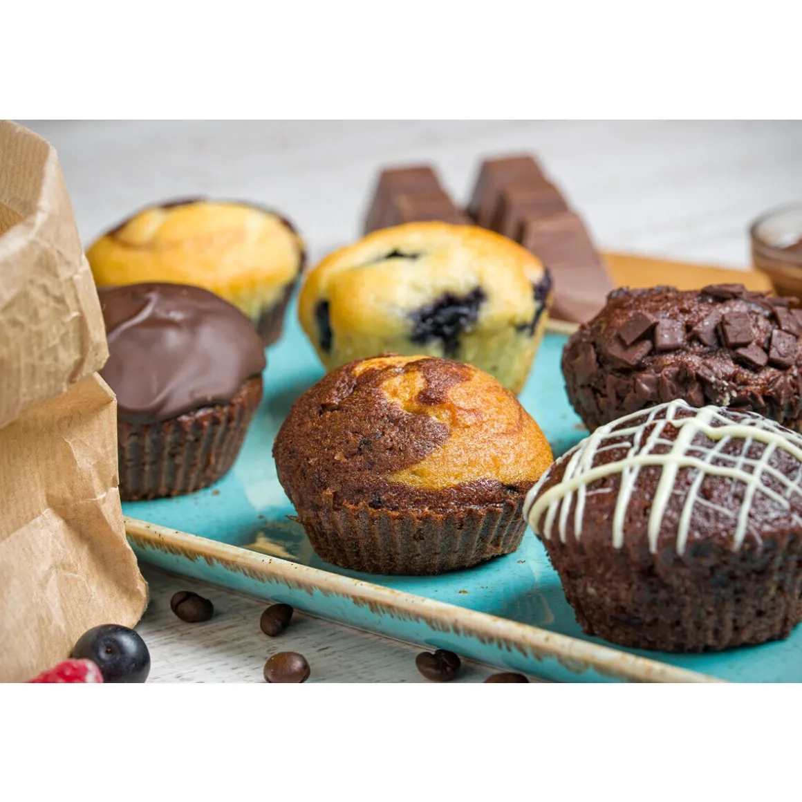 LurchMuffinförmchen 12 Stück FlexiForm Muffinliner mehrfarbig