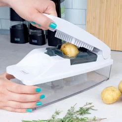 LurchWürfel-/Stifteschneider 3-tlg. steingrau/weiß