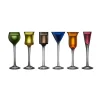 Lyngby GlasSchnapsglas 6er-Set Farben/Formen sortiert