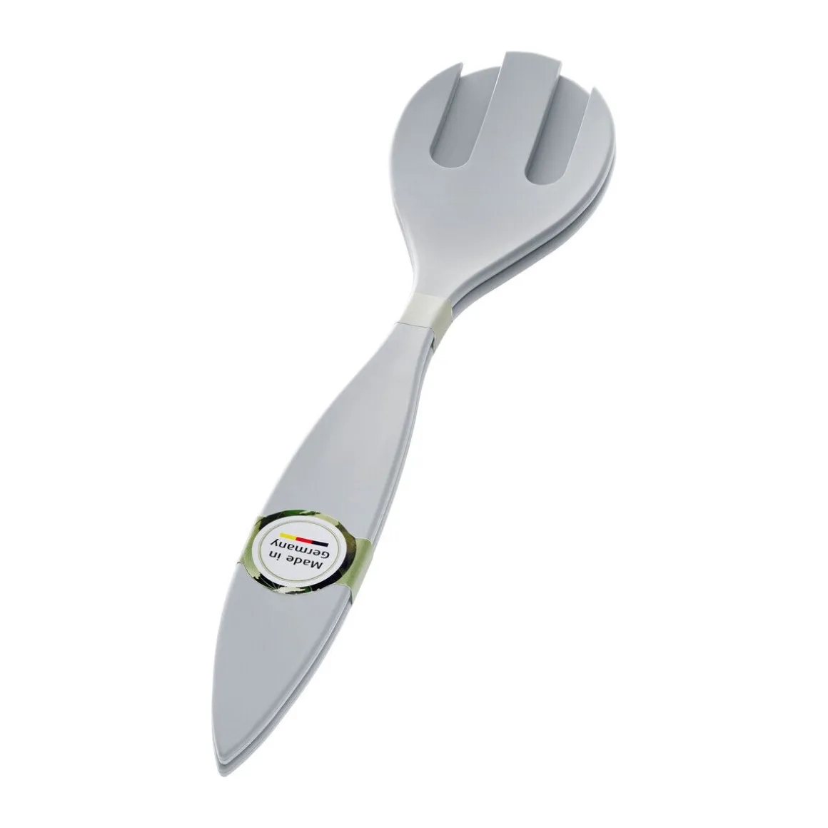 MaguSalatbesteck 30cm Natur-Design silver