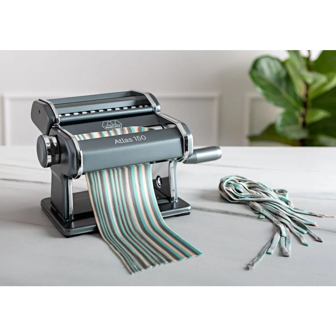 MarcatoNudelmaschine Atlas 150 21x20x16 cm Design pudergrau
