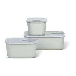 MepalFrischhaltedose 3-tlg. EasyClip Nordic White