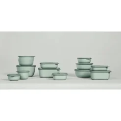 MepalMulti Bowl cirqula 3000ml rechtig flach nordic white