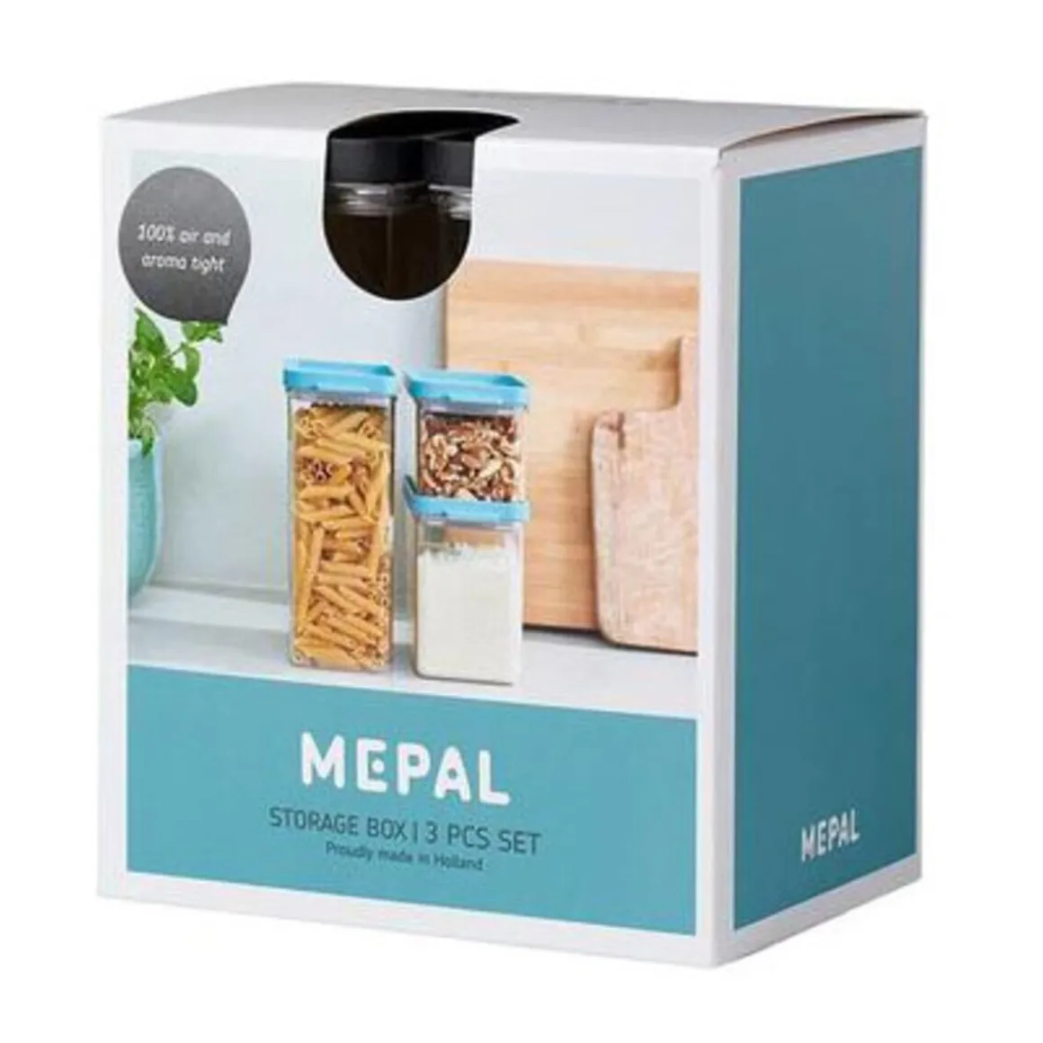 MepalVorratsdosen Set Omnia 3tlg. nordic white