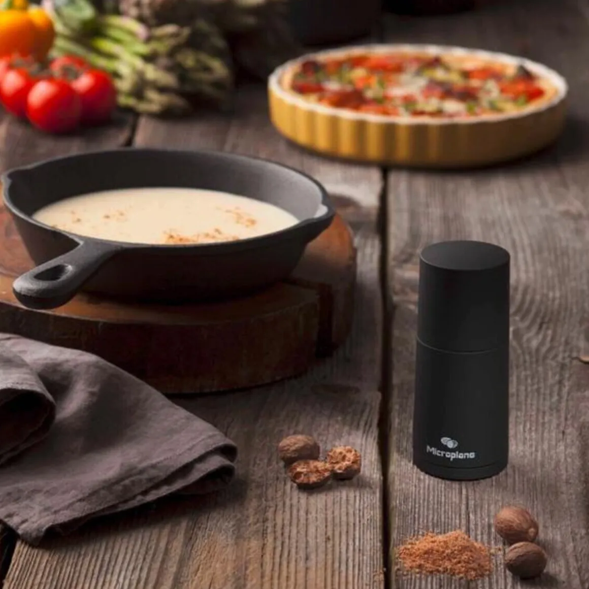 MicroplaneGewürzmühle 2in1 21 cm Speciality Schwarz