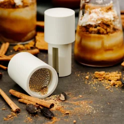 MicroplaneGewürzmühle 2in1 12 cm Speciality Cashmere Beige