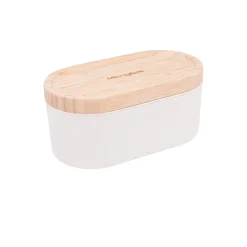 MicroplaneReibe mit Auffangbehälter 3-tlg. Speciality Cashmere Weiß