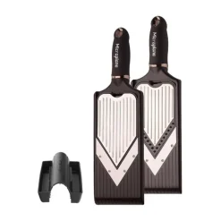 MicroplaneV-Hobel mit Julienneklingen-Einsatz 36 cm Speciality schwarz