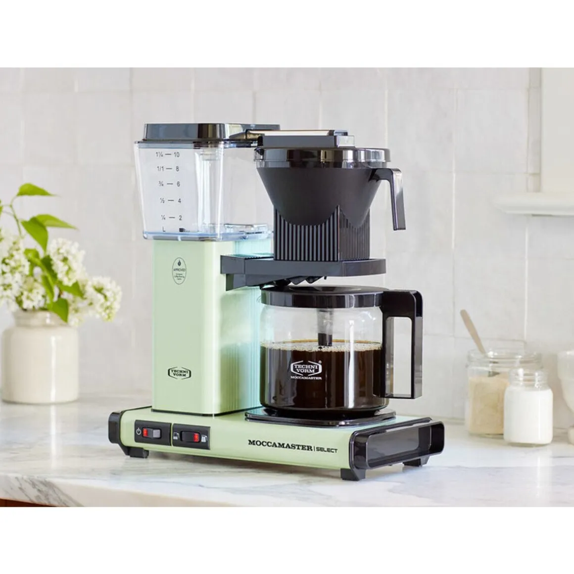 MoccamasterKaffeemaschine 10 Tassen KBG Select Pastel Green