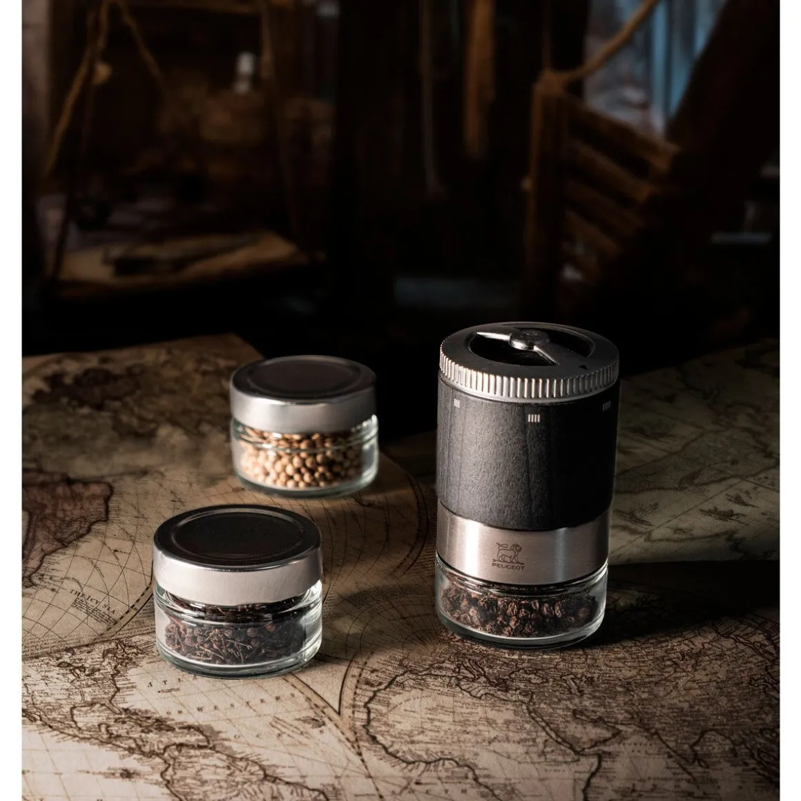 PeugeotGeschenkset Pfefferbar 8-tlg. Maestro u’Select graphit