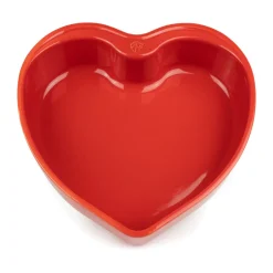 PeugeotKeramikform Herz 26 cm For You rot