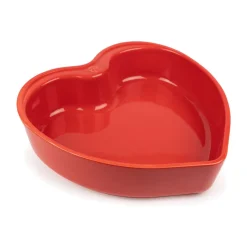 PeugeotKeramikform Herz 26 cm For You rot