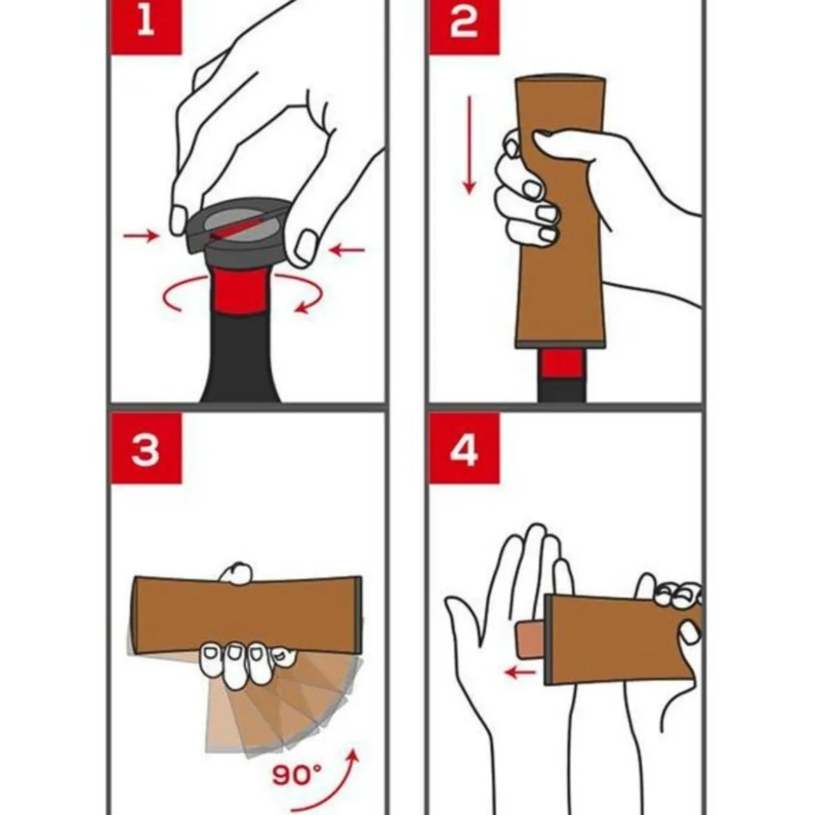 PeugeotKorkenzieher Elis reverse schwarz