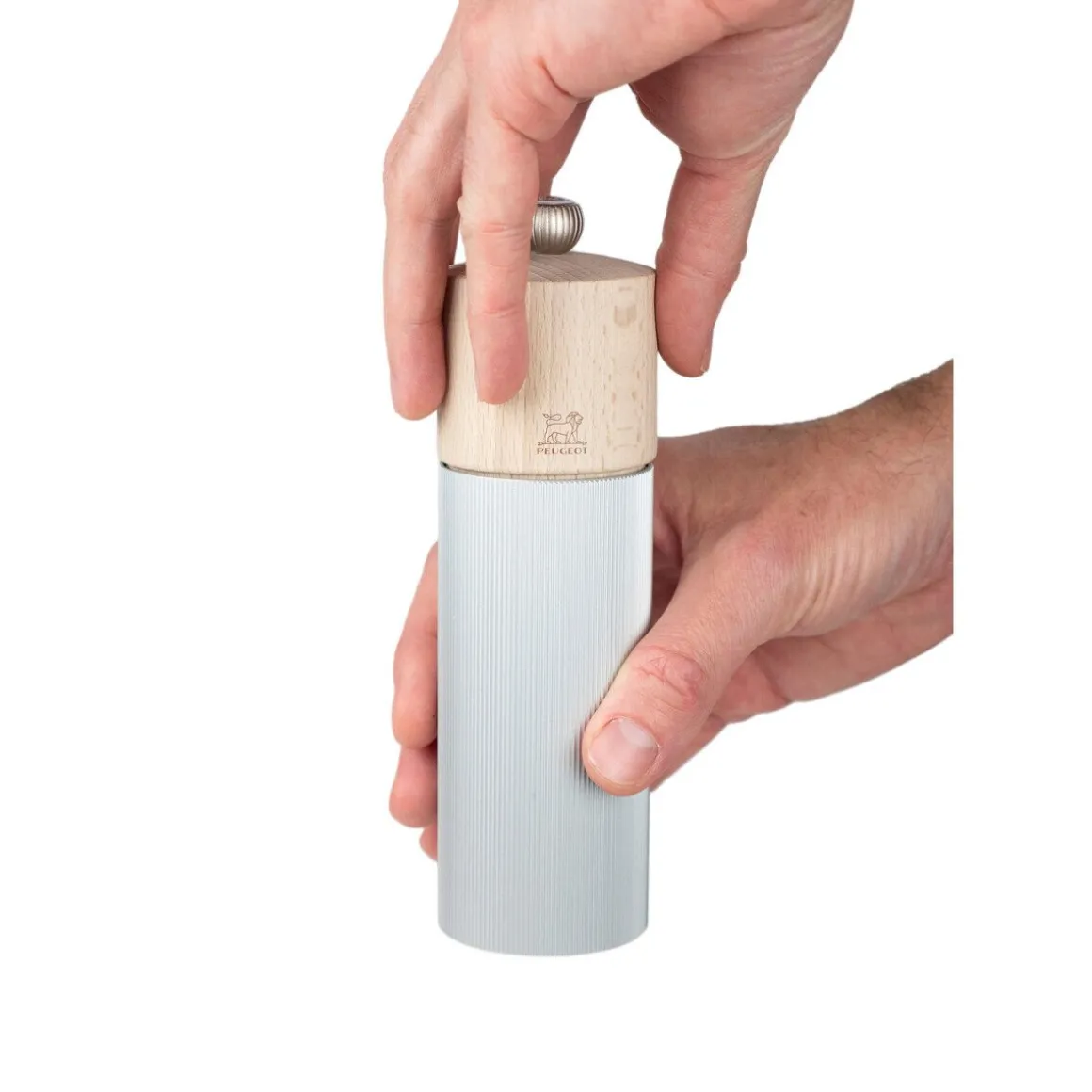 PeugeotPfeffermühle 18cm Line Aluminium/natur