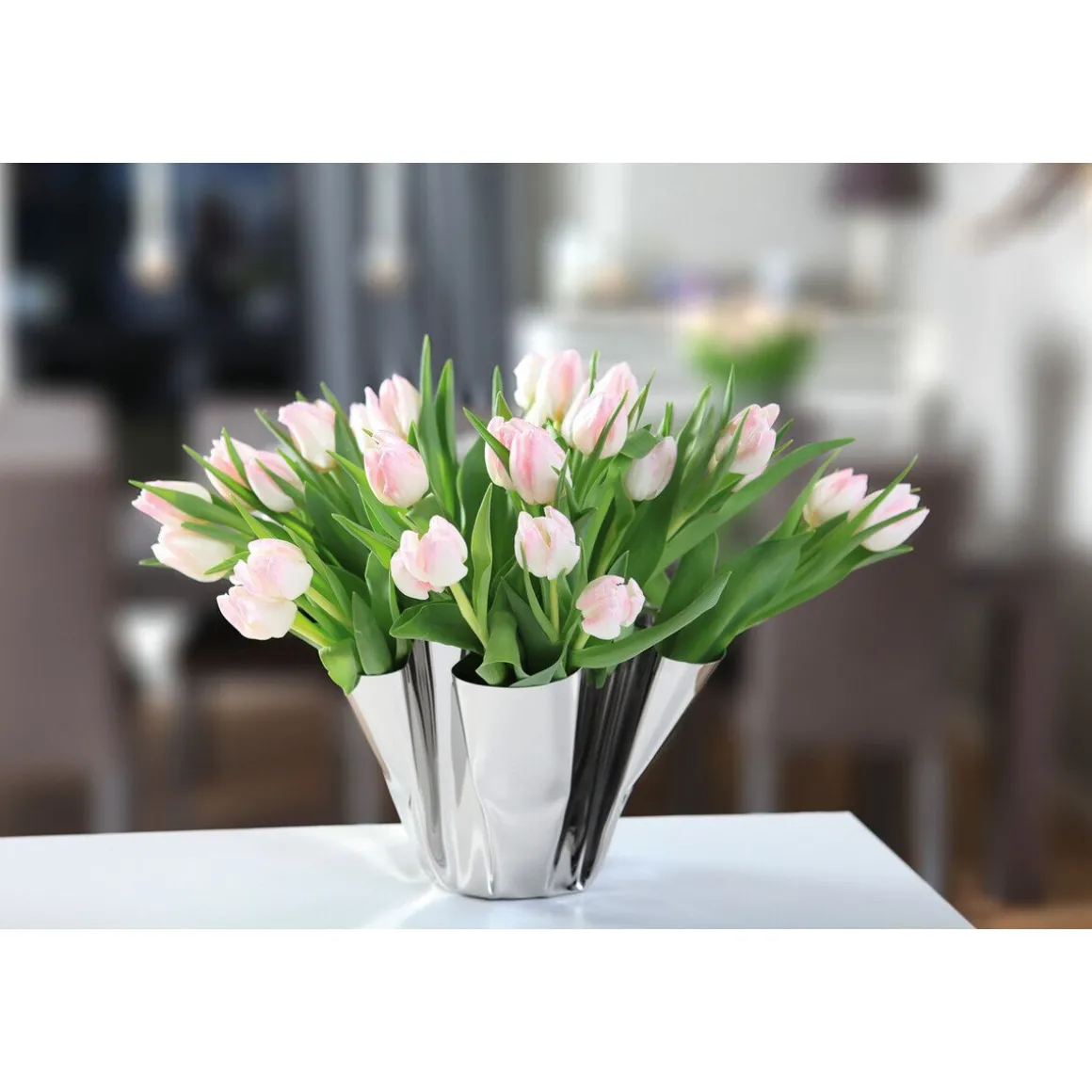 PhilippiVase 20 cm Margeaux silber