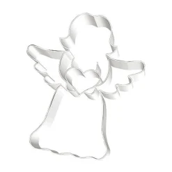 RBV BirkmannAusstecher Edelstahl Engel mit Herz 7cm