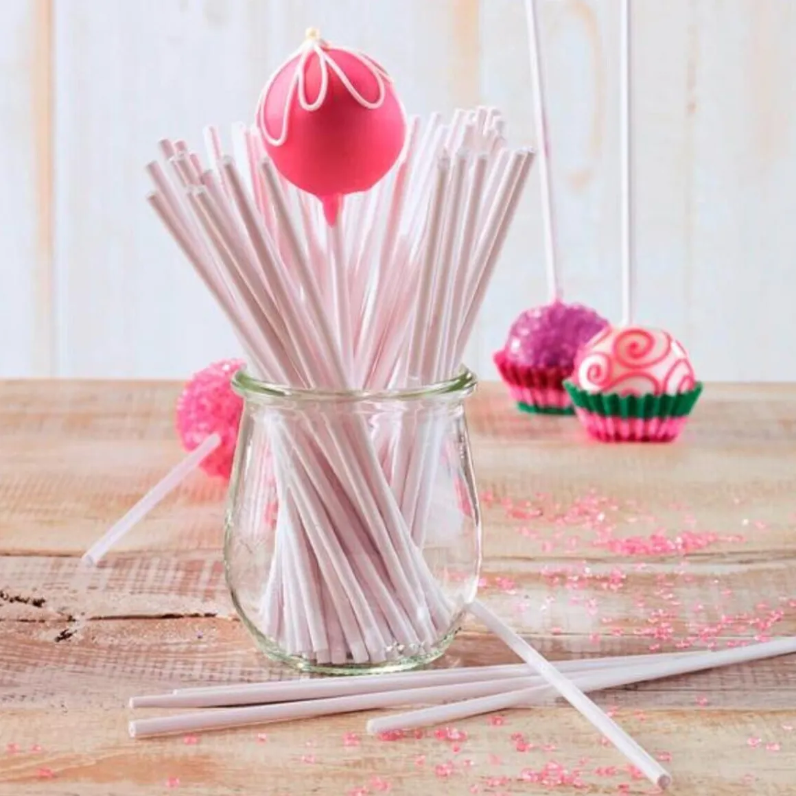 RBV BirkmannLolli-Sticks 15cm 48 Lolli-Sticks für CakePops