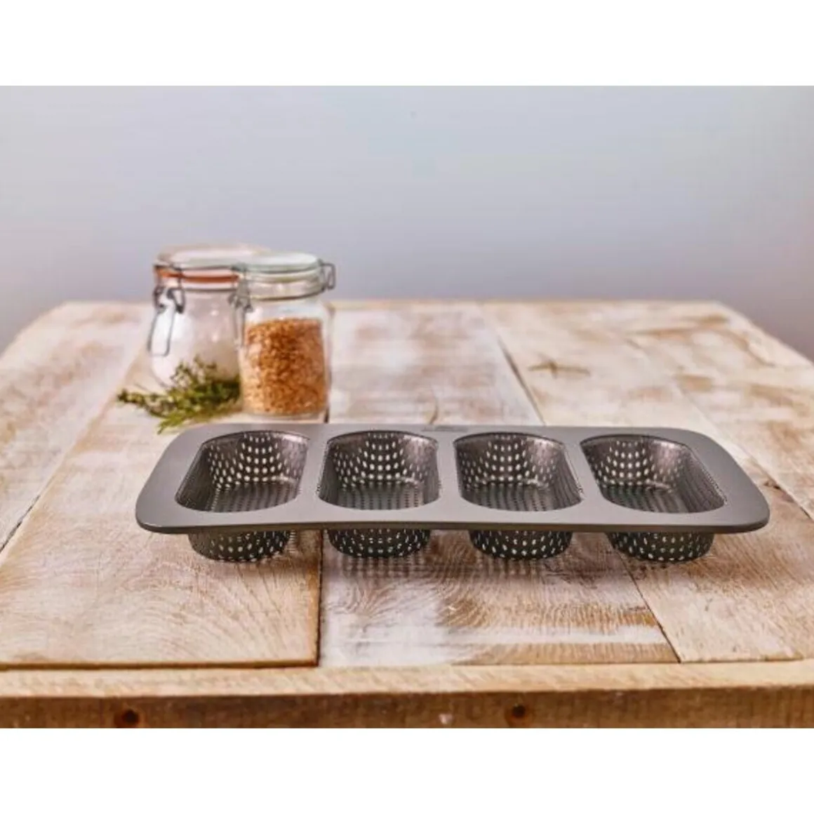 RBV BirkmannMini Baguetteblech Mit Laib und Seele Antihaftbeschichtet