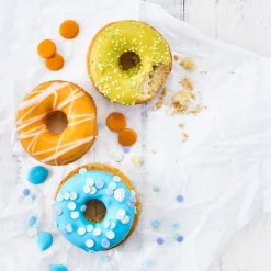 RBV BirkmannMini-Donut-Blech 26x37 cm Easy Baking grau