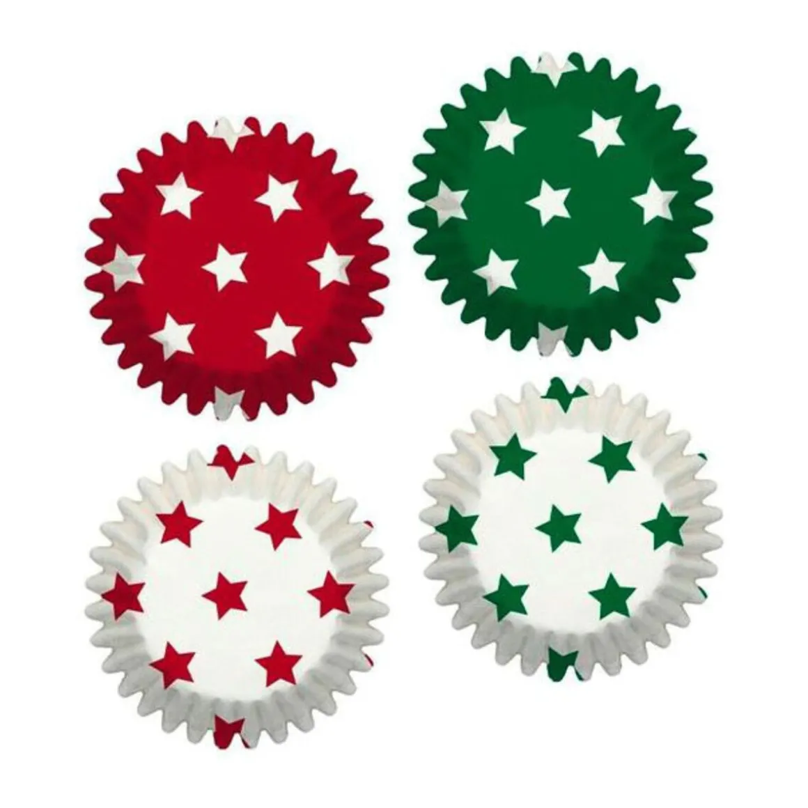 RBV BirkmannMini-Papierbackförmchen Ø 4,5 cm Sterne 100 Stück