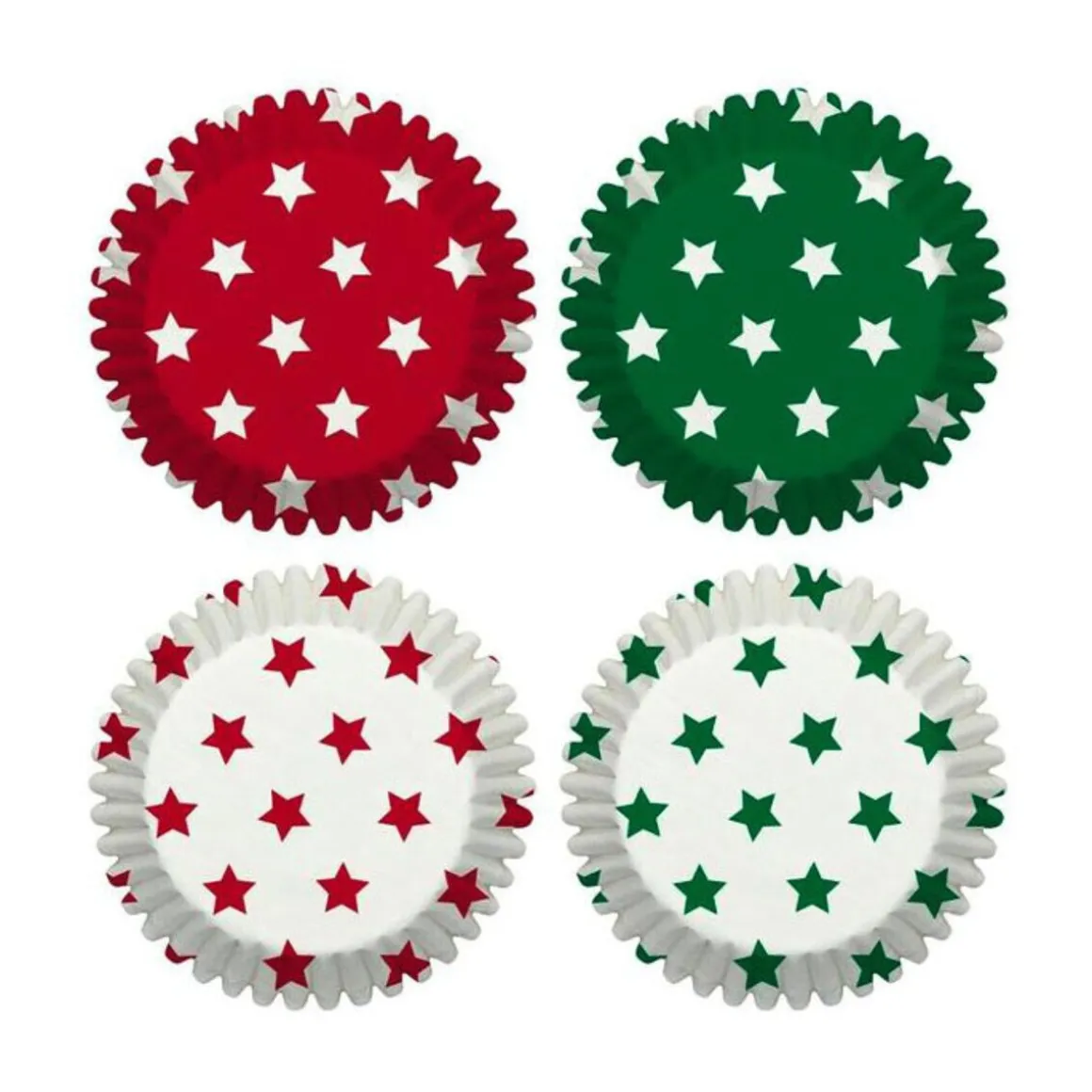 RBV BirkmannPapierbackförmchen Ø 7 cm Sterne 100 Stück