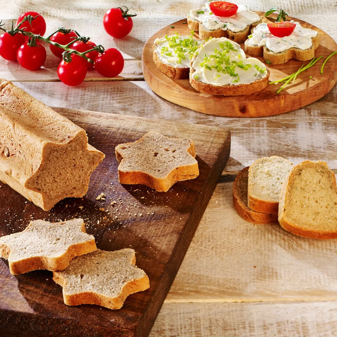 RBV BirkmannPartybrot-Backröhren-Set 3-tlg. Laib & Seele anthrazit