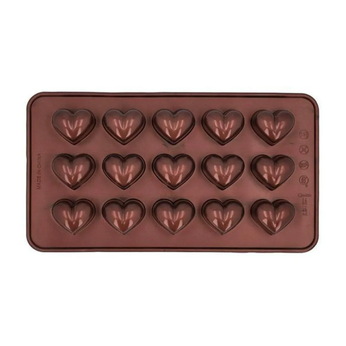 RBV BirkmannPralinenform Herz 2er-Set Chocolaterie kupfer