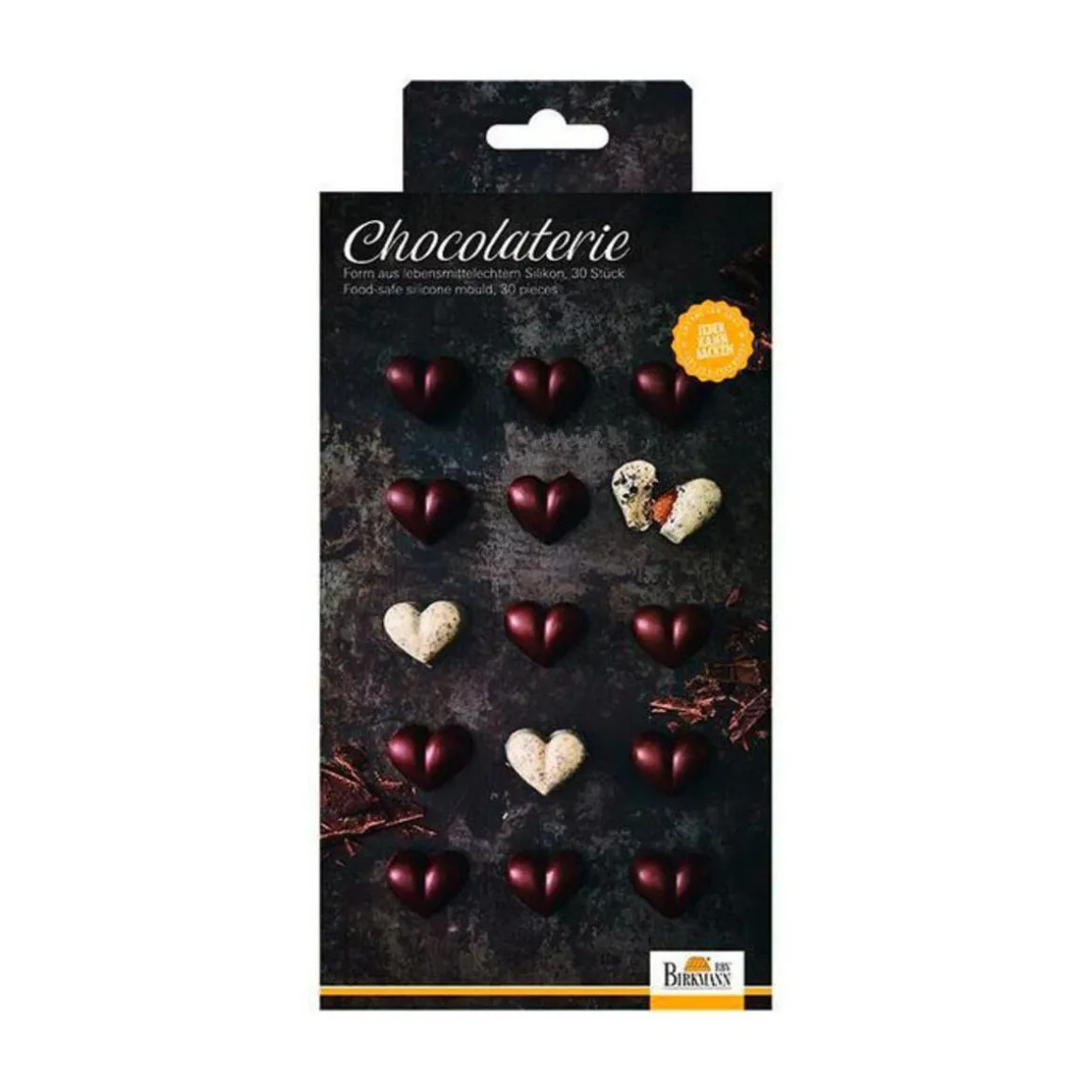 RBV BirkmannPralinenform Herz 2er-Set Chocolaterie kupfer