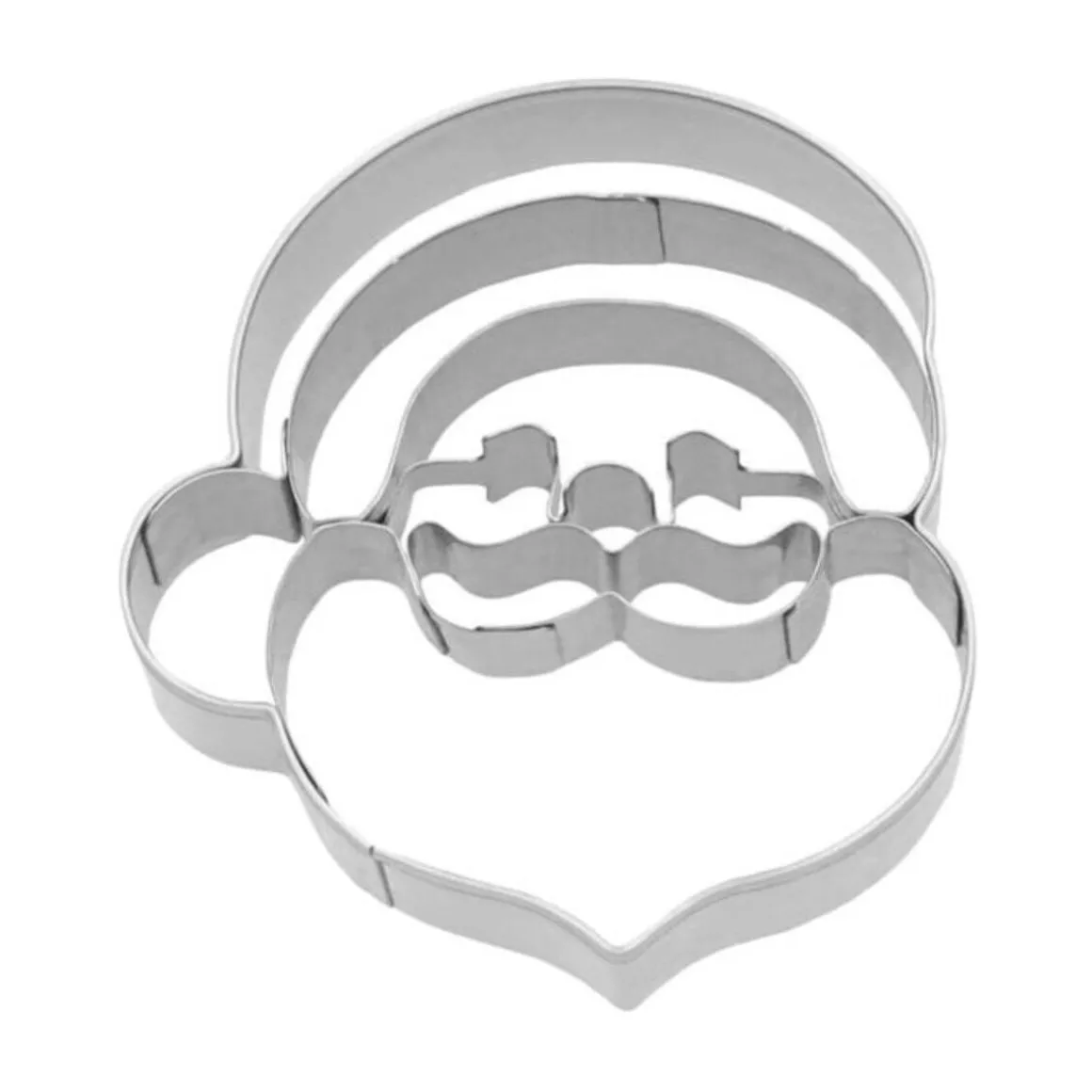 RBV BirkmannPräge-Ausstecher Santa Claus Kopf 6 cm edelstahl