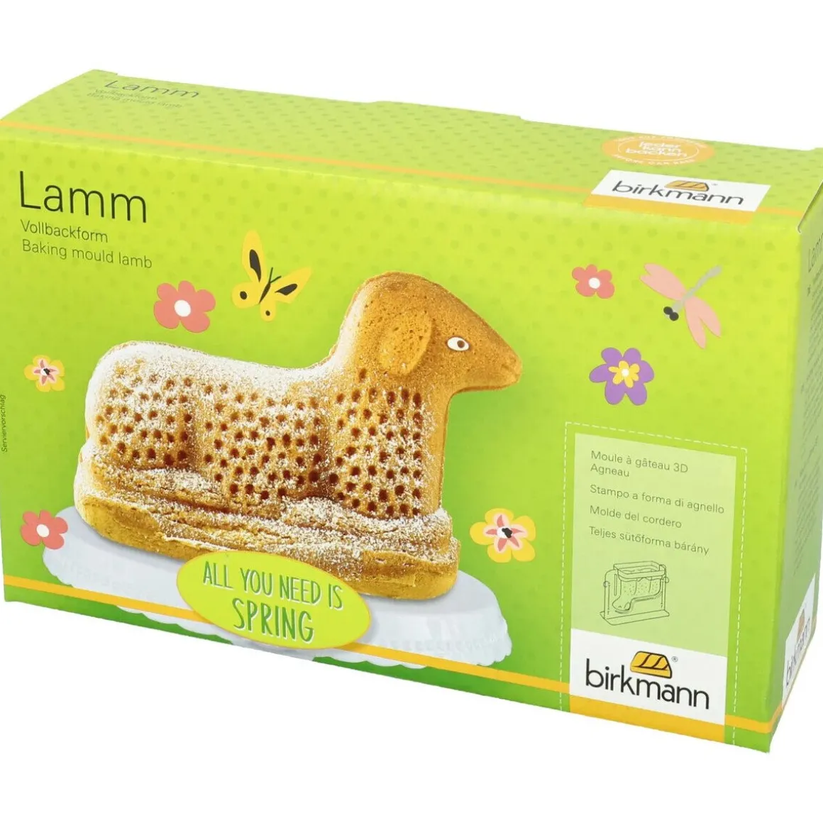 RBV BirkmannVollbackform Lamm 0,9 l schwarz