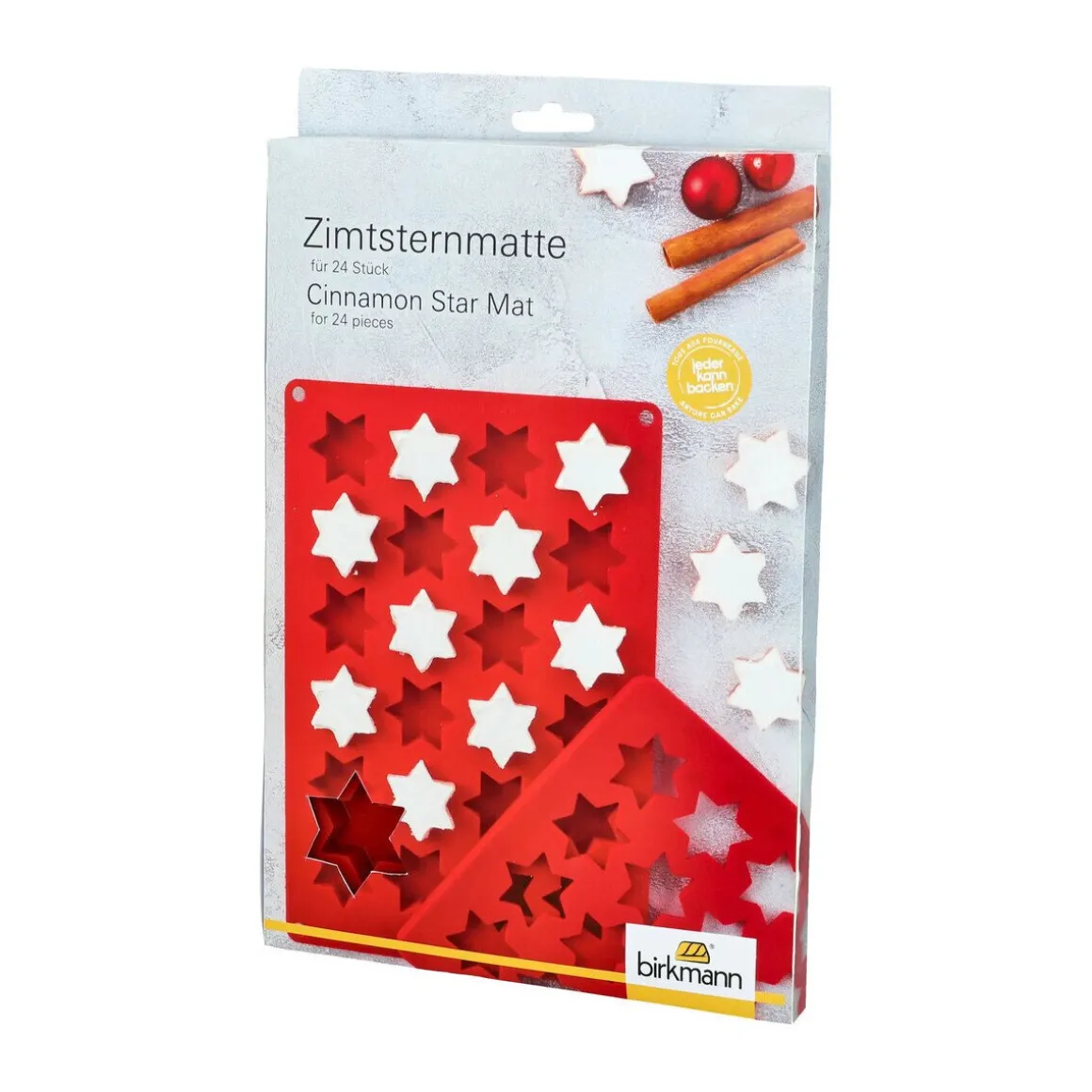 RBV BirkmannZimtsternmatte 32x22 cm rot